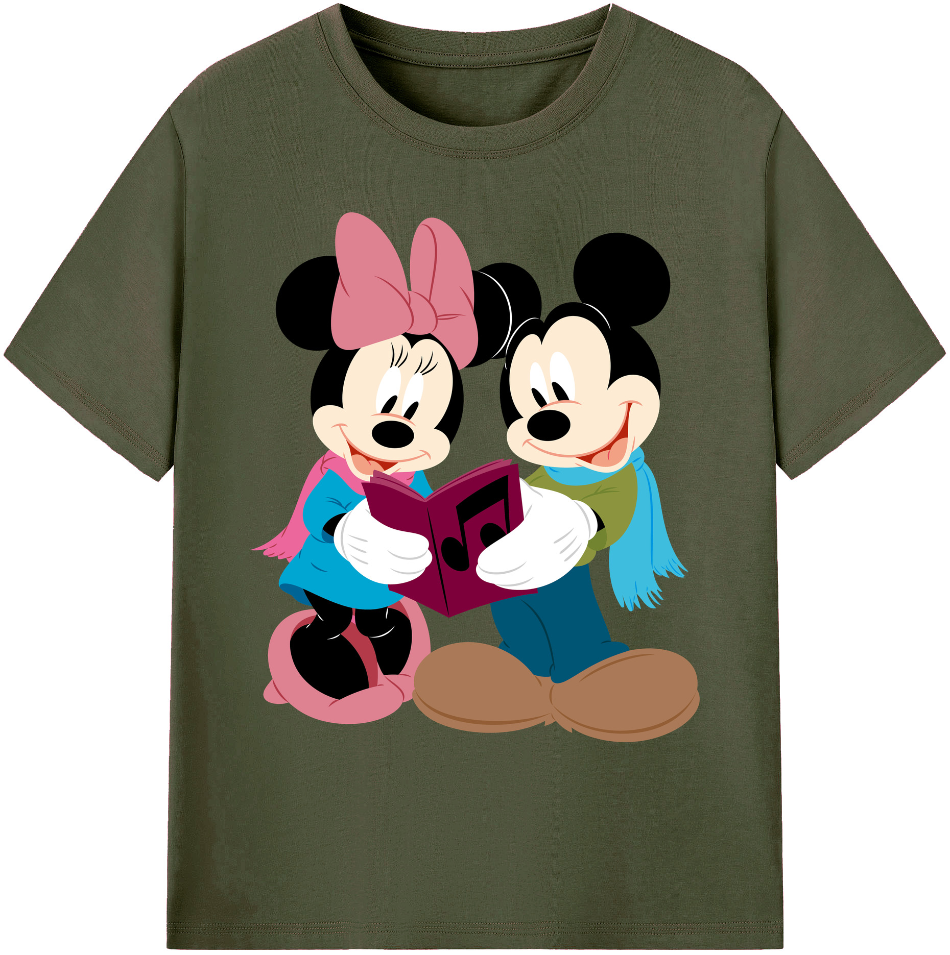 ミッキーマウス Mickey Mouse 綿100％ メンズ半袖Tシャツ｜肌触りやわらか＆通気性